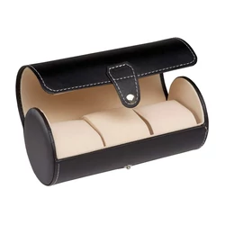 Óratartó henger 3 db karórához fekete színben