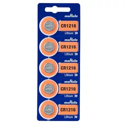 Murata CR1216 lítium gombelem