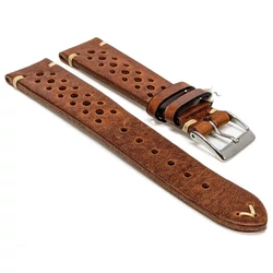 Óraszíj Fluco 'Hunter Racing' barna színben