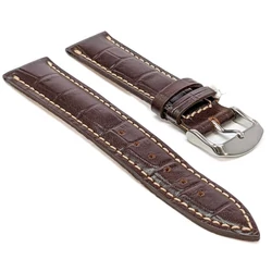 Óraszíj Fluco 'DaVinci' csokibarna színben