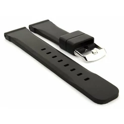 Óraszíj fekete színű szilikon
