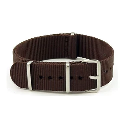 Óraszíj NATO barna színben