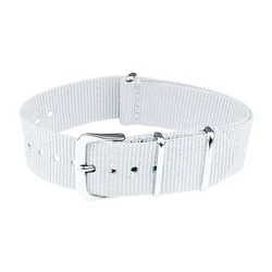 Óraszíj NATO fehér színben