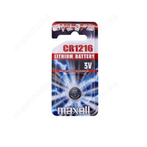 Maxell CR1216 lítium gombelem