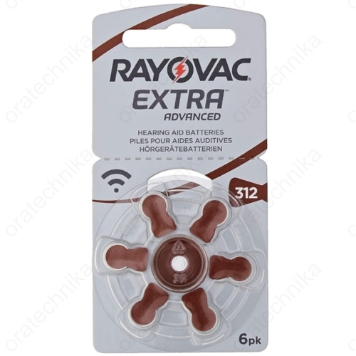 Rayovac HA312 hallókészülék elem 6db/csomag