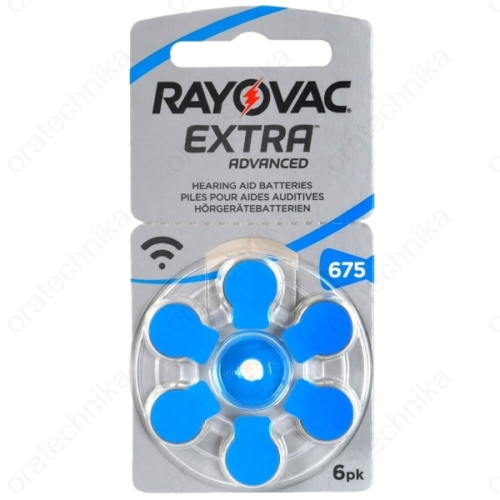 Rayovac HA675 hallókészülék elem 6db/csomag