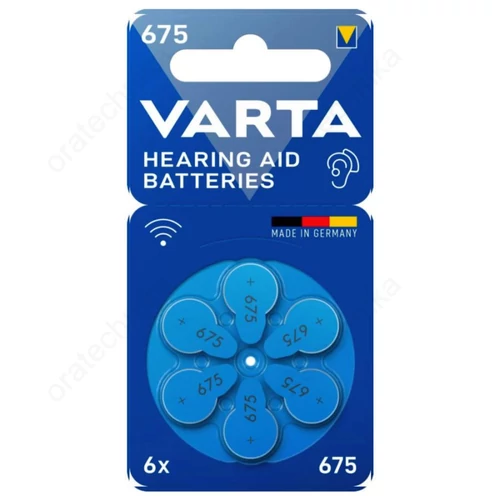 VARTA 675 hallókészülék elem